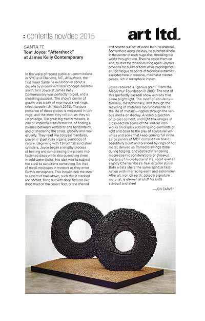 Tom Joyce - Aftershock, James Kelly Contemporary, Art Ltd. Tom Joyce - Aftershock, James Kelly Contemporary, Art Ltd.