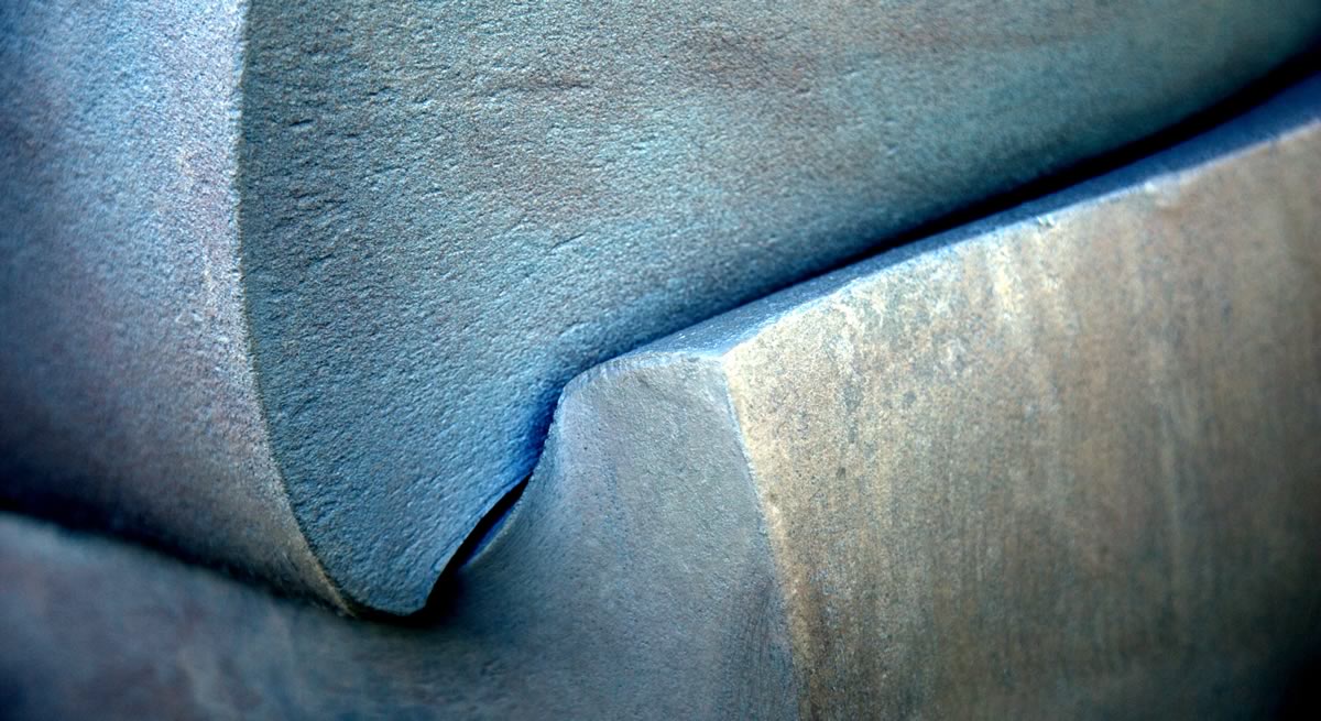 Two To One, Stack III, 2015. Forged stainless steel. Copyright &copy; Tom Joyce Studio.